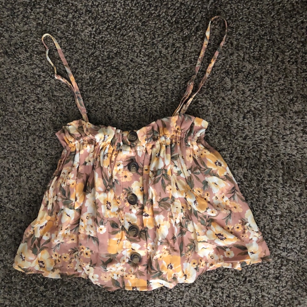 Floral tank top! 3 for $10!